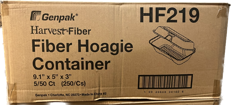 Fiber Hoagie Container