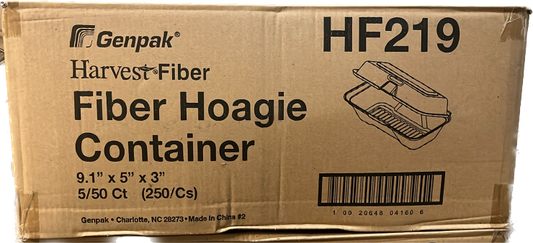 Fiber Hoagie Container